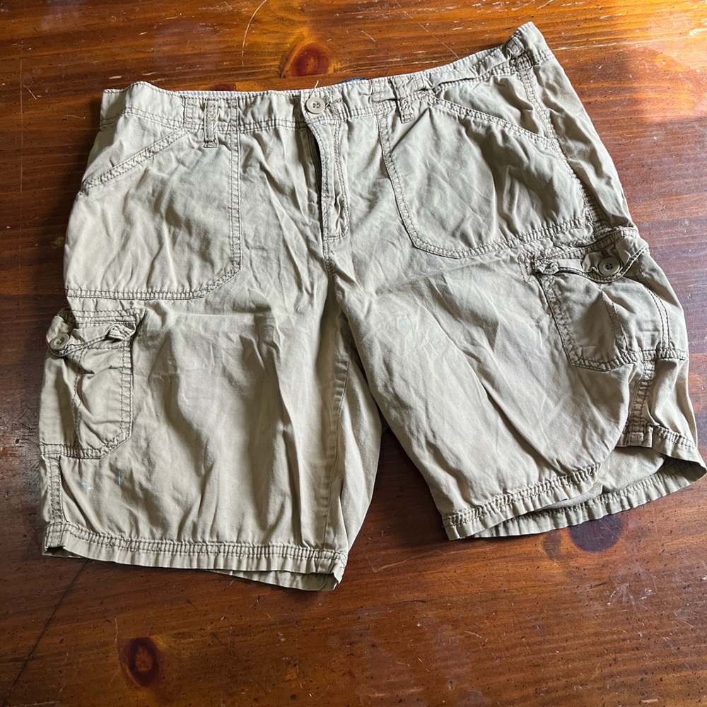 Faded Glory  Khaki Cargo Shorts